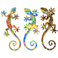 Wonen Beeldjes  Signes Grimalt Lizard Figuur 3 Eenheden Multicolour