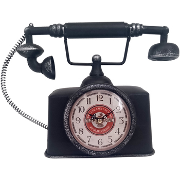 Wonen Klokken Signes Grimalt Vintage Telefoonhorloge Zwart