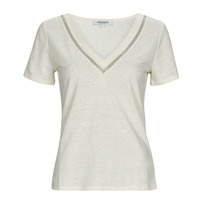 Textiel Dames T-shirts korte mouwen Morgan DRESS Ivory