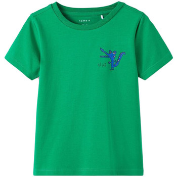 Textiel Jongens T-shirts & Polo’s Name it  Groen