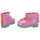 Schoenen Kinderen Laarzen Melissa MINI  Rain Boot+Fábula B - Green/Pink Roze