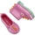 Schoenen Kinderen Laarzen Melissa MINI  Rain Boot+Fábula B - Green/Pink Roze