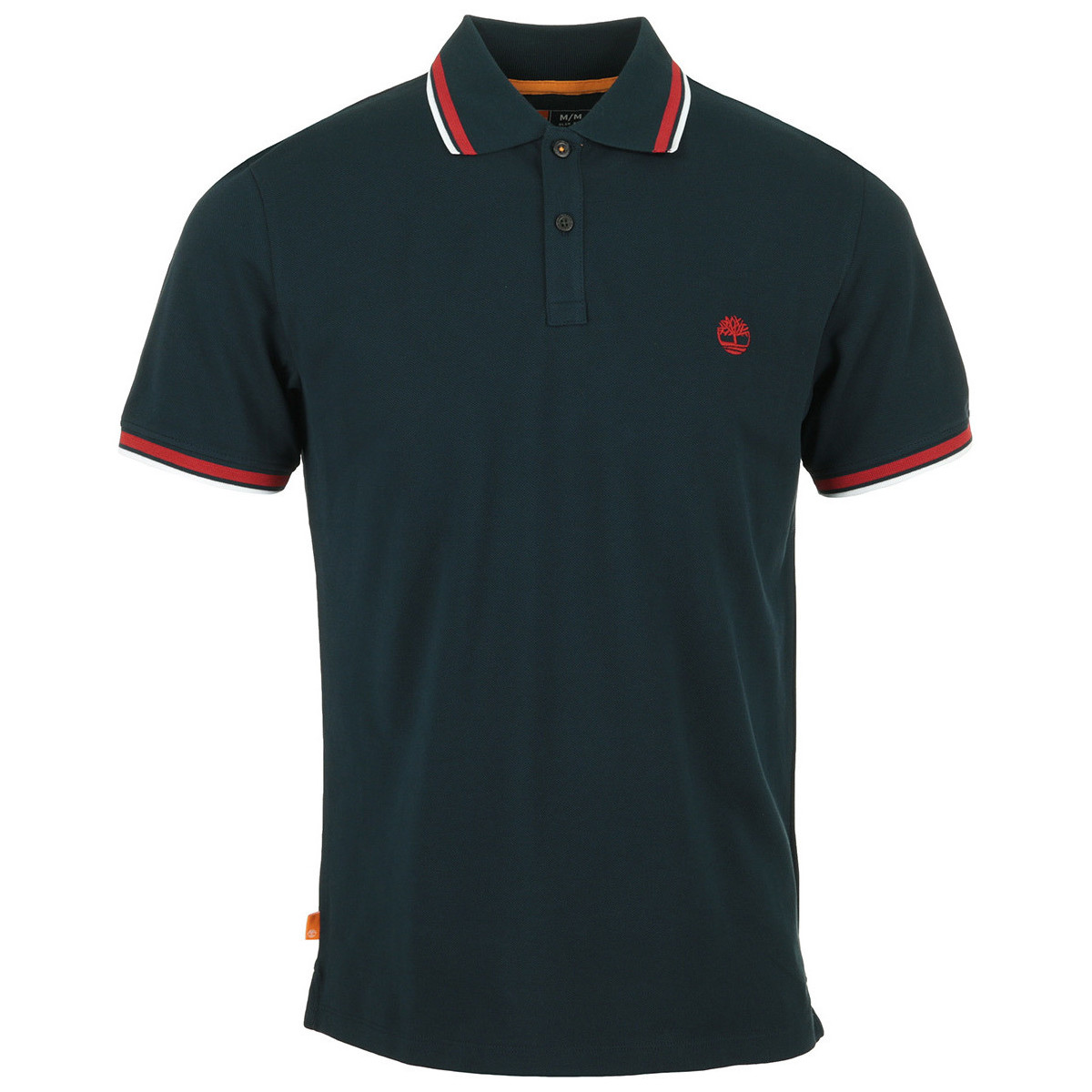 Textiel Heren T-shirts & Polo’s Timberland SS Millers River Tipped Pique Polo Slim Blauw