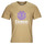 Textiel Heren T-shirts korte mouwen Element VERTICAL SS Beige / Violet