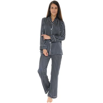 Textiel Dames Pyjama's / nachthemden Christian Cane ROXETTE Blauw