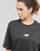 Textiel Dames T-shirts korte mouwen New Balance Athletics 1/4 Zip Zwart