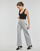 Textiel Dames Trainingsbroeken New Balance Essentials Stacked Logo Sweat Pant Grijs