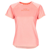 Textiel Dames T-shirts korte mouwen New Balance Printed Impact Run Short Sleeve Oranje grapefruit