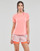 Textiel Dames T-shirts korte mouwen New Balance Printed Impact Run Short Sleeve Roze