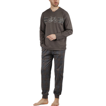 Textiel Heren Pyjama's / nachthemden Admas Pyjama broek en top Velo Antonio Miro Grijs