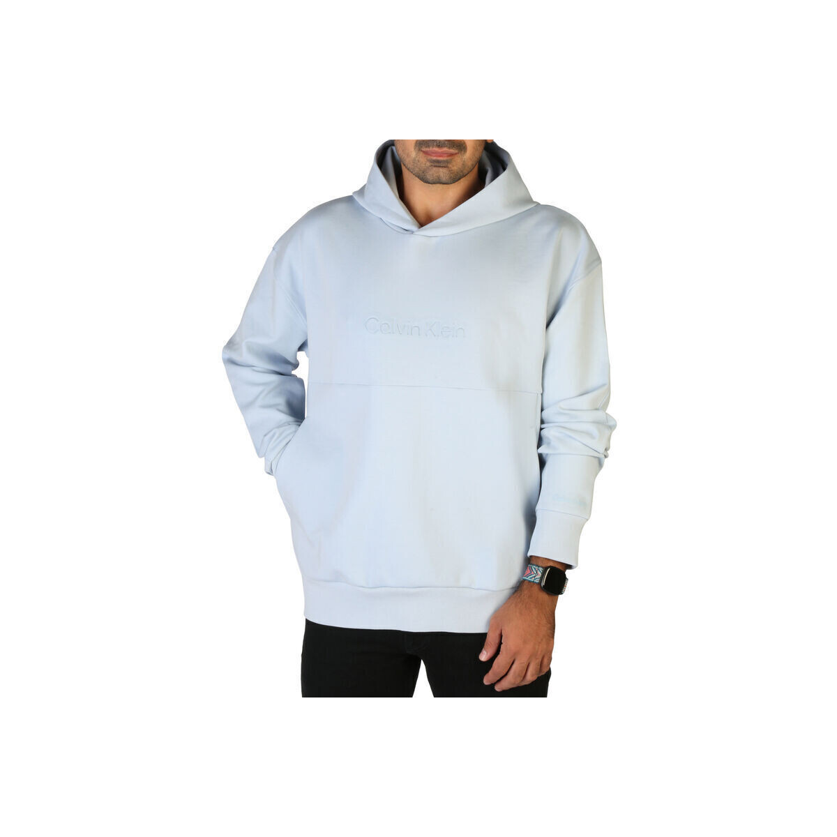 Textiel Heren Sweaters / Sweatshirts Calvin Klein Jeans - k10k108058 Blauw