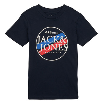 Textiel Jongens T-shirts korte mouwen Jack & Jones JORCODYY TEE SS CREW NECK Marine