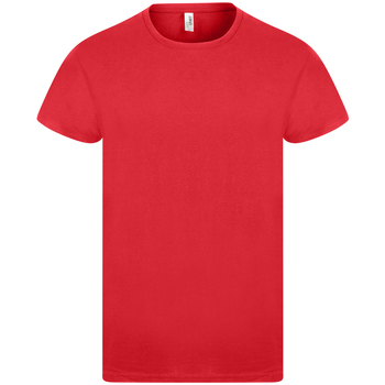 Textiel Heren T-shirts met lange mouwen Casual Classics  Rood