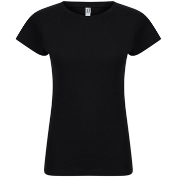 Textiel Dames T-shirts met lange mouwen Casual Classics  Zwart