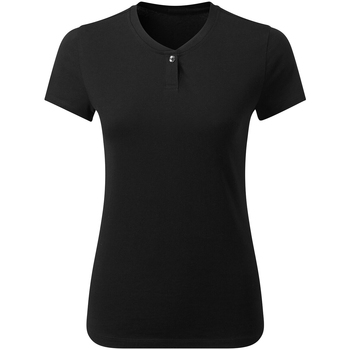 Textiel Dames T-shirts met lange mouwen Premier PR319 Zwart