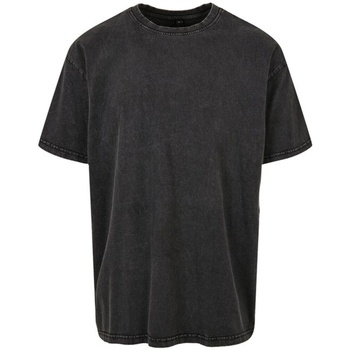 Textiel Heren T-shirts met lange mouwen Build Your Brand BY189 Zwart