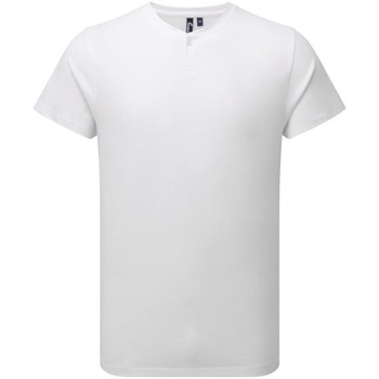 Textiel Heren T-shirts met lange mouwen Premier PR219 Wit
