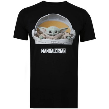 Textiel Heren T-shirts met lange mouwen Star Wars: The Mandalorian  Zwart