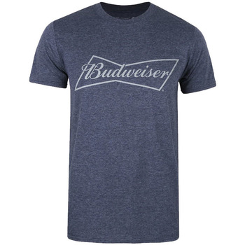 Textiel Heren T-shirts met lange mouwen Budweiser  Blauw