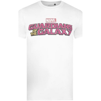 Textiel Heren T-shirts met lange mouwen Guardians Of The Galaxy  Wit