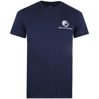 Textiel Heren T-shirts met lange mouwen Dreamworks  Blauw