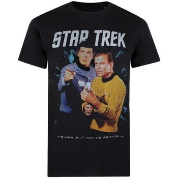 Textiel Heren T-shirts met lange mouwen Star Trek  Zwart