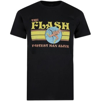 Textiel Heren T-shirts met lange mouwen The Flash  Zwart