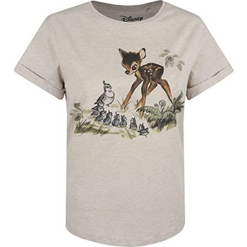 Textiel Dames T-shirts met lange mouwen Bambi  Wit