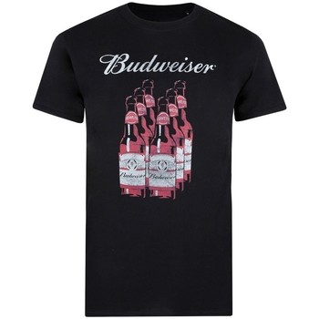 Textiel Heren T-shirts met lange mouwen Budweiser  Zwart