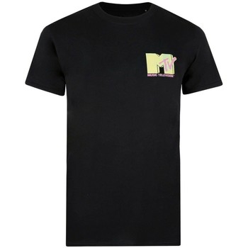 Textiel Heren T-shirts met lange mouwen Mtv  Zwart