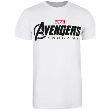 Textiel Heren T-shirts met lange mouwen Avengers Endgame  Wit