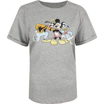 Textiel Dames T-shirts met lange mouwen Disney  Grijs