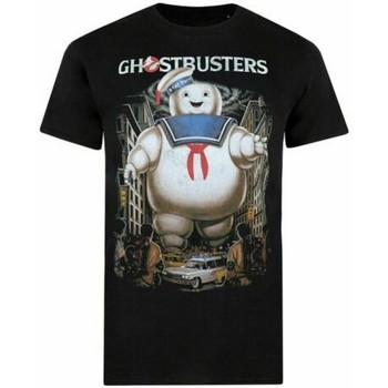 Textiel Heren T-shirts met lange mouwen Ghostbusters  Zwart