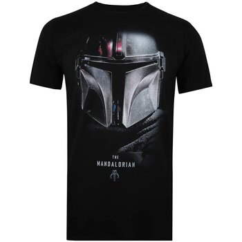 Textiel Heren T-shirts met lange mouwen Star Wars: The Mandalorian  Zwart