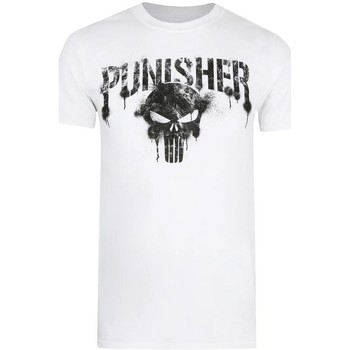 Textiel Heren T-shirts met lange mouwen The Punisher  Wit