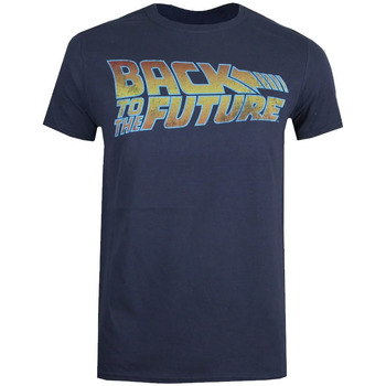 Textiel Heren T-shirts met lange mouwen Back To The Future  Blauw