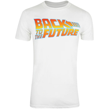 Textiel Heren T-shirts met lange mouwen Back To The Future  Wit