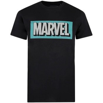 Textiel Heren T-shirts met lange mouwen Marvel  Zwart