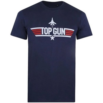 Textiel Heren T-shirts met lange mouwen Top Gun  Blauw