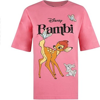 Textiel Dames T-shirts met lange mouwen Bambi  Rood