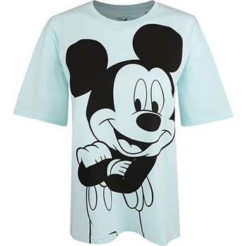 Textiel Dames T-shirts met lange mouwen Disney  Zwart
