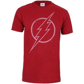 Textiel Heren T-shirts met lange mouwen The Flash  Rood