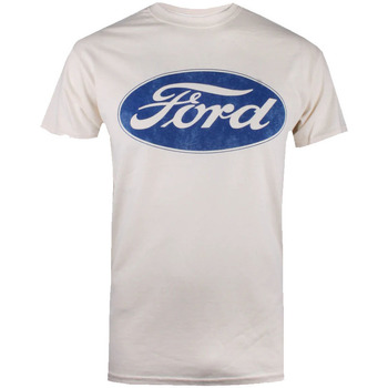 Textiel Heren T-shirts met lange mouwen Ford  Beige