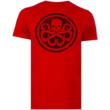 Textiel Heren T-shirts met lange mouwen Marvel  Rood