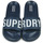 Schoenen Heren Leren slippers Superdry CODE CORE POOL SLIDE Marine / Wit