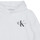 Textiel Kinderen Sweaters / Sweatshirts Calvin Klein Jeans SMALL MONOGRAM HOODIE Wit