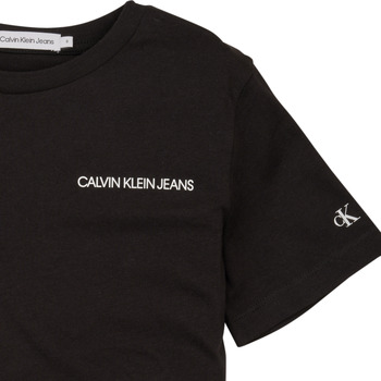 Calvin Klein Jeans CHEST LOGO TOP Zwart