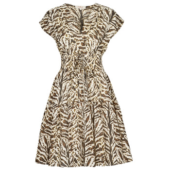 Textiel Dames Korte jurken Derhy CABOVERDE ROBE Bruin / Beige