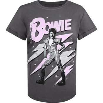 Textiel Dames T-shirts met lange mouwen David Bowie  Violet