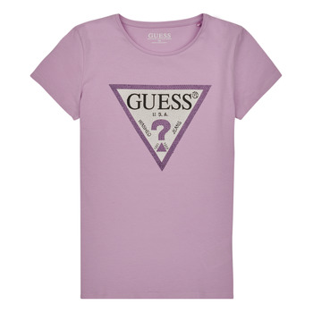 Textiel Meisjes T-shirts korte mouwen Guess SS T SHIRT Mauve